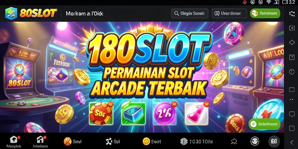Tangkapan layar utama 180SLOT menampilkan gameplay slot yang mengasyikkan.