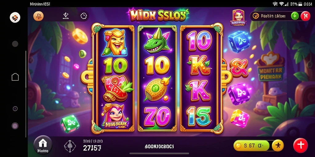 Screenshot permainan Slot 2757 yang menampilkan grafis menarik.