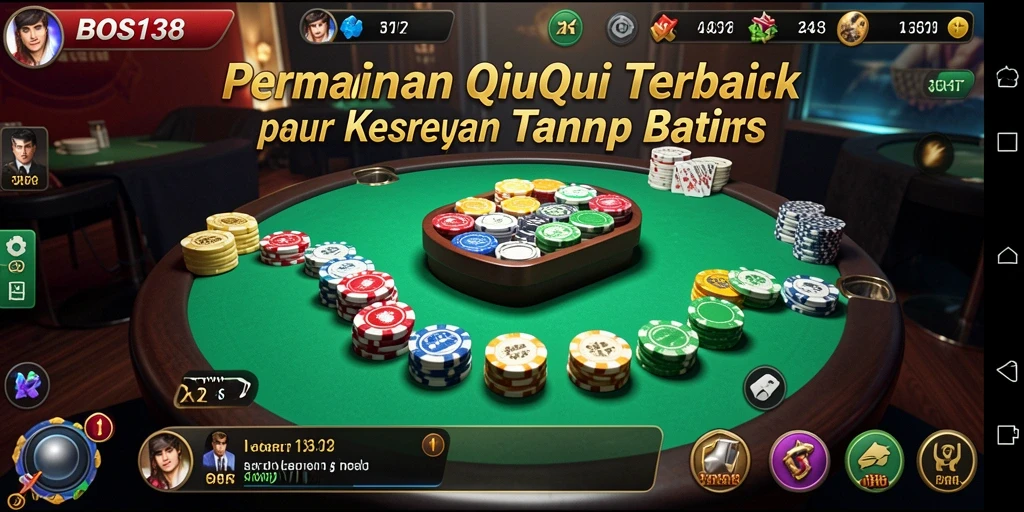 Tampilan screenshot dari gameplay QiuQiu yang seru.