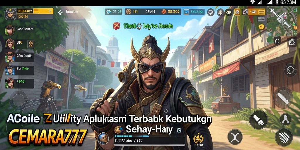 Tampilan screenshot CEMARA777 yang menampilkan fitur utama aplikasi Utility.