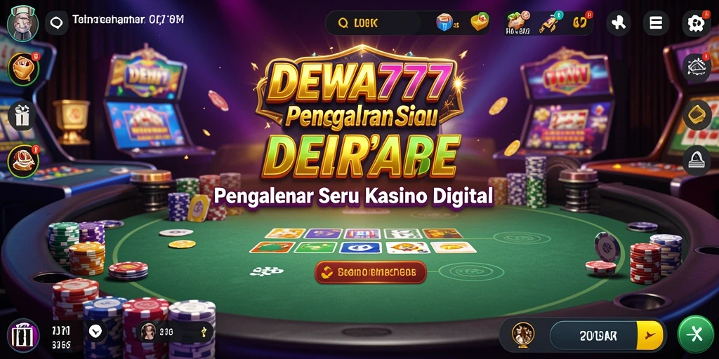 Tampilan menarik dari gameplay Kasino di DEWA777.
