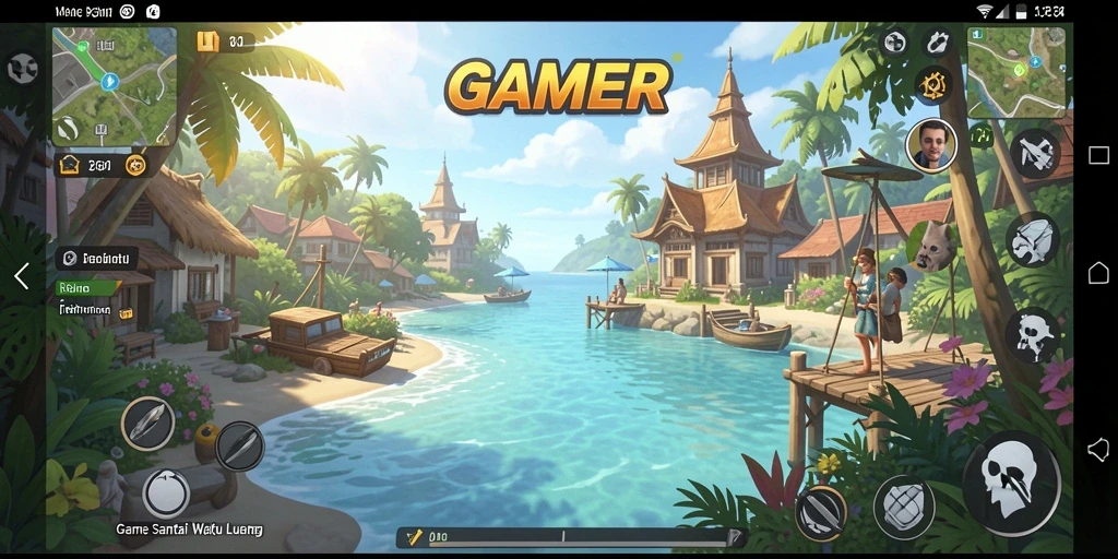 Screenshot dari gameplay santai GAMERP yang menampilkan kesenangan bermain.