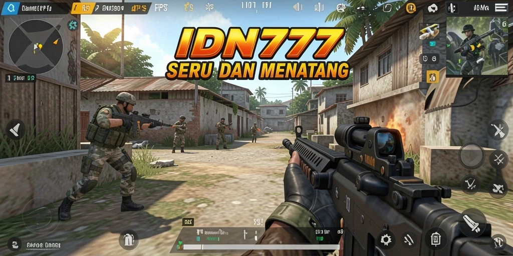 Tampilan gameplay seru dan mendebarkan dari IDN777.