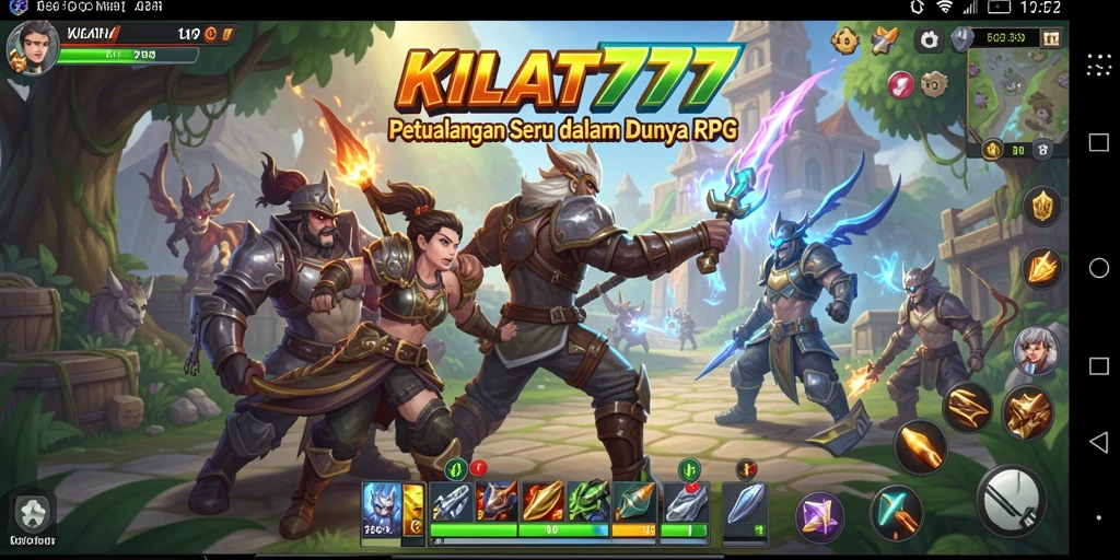 Tampilan gameplay menarik dari KILAT777 yang menunjukkan aksi RPG seru.