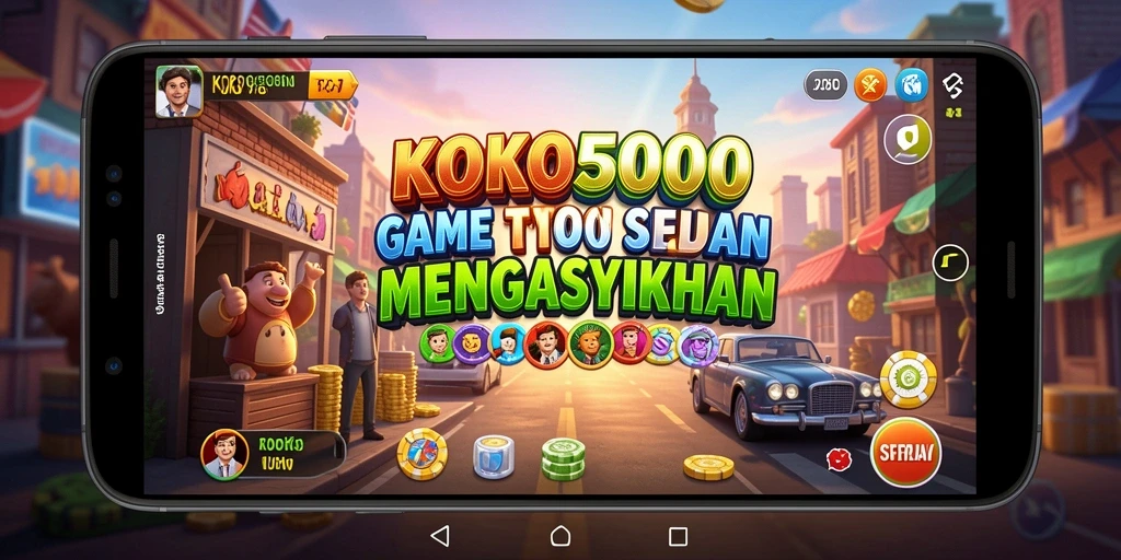 Tampilan gameplay KOKO5000 yang menarik dengan grafik yang memukau.