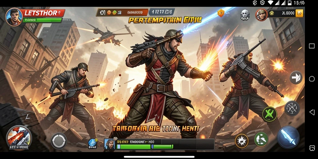 Screenshot gameplay LETSTHOR yang menampilkan aksi seru dan mendebarkan.