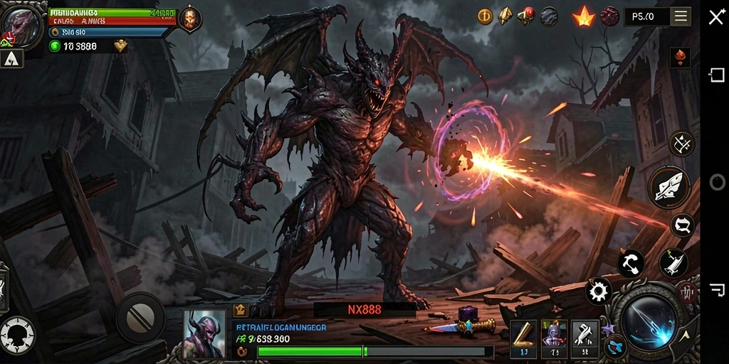 Gameplay NX888 yang mencekam dan menegangkan.