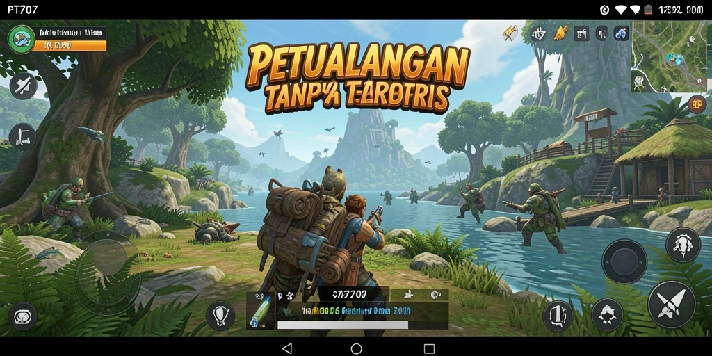 Tampilan gameplay PT707 yang menakjubkan dalam dunia Open World.