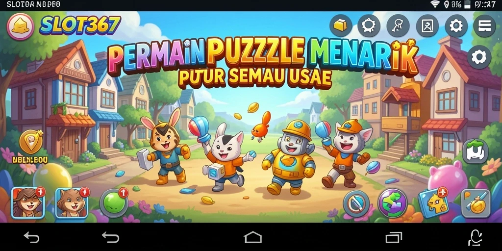 Tampilan gameplay SLOT367 yang penuh warna dan menantang.