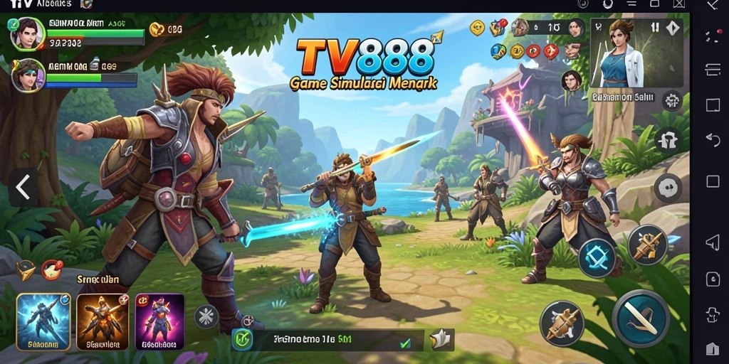 Tampilan gameplay menarik dari TV888 dalam kategori Simulasi.