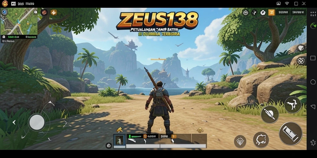 Gameplay penuh aksi yang menampilkan eksplorasi dunia terbuka.